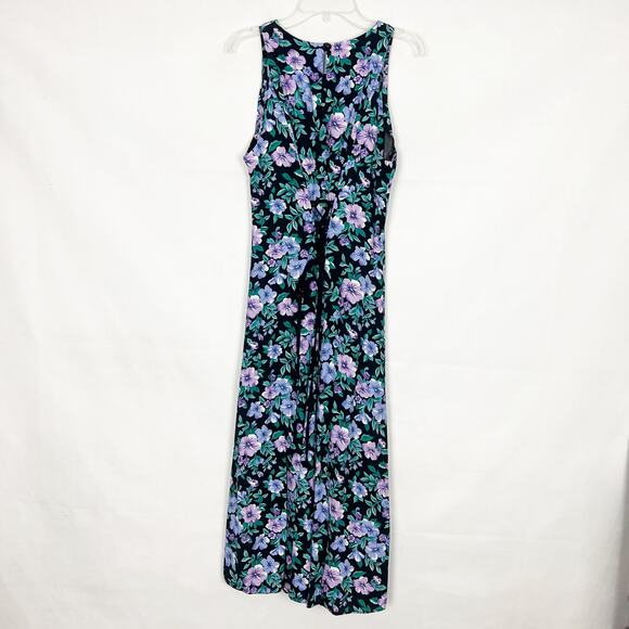Vintage E.D. Michaels Dress Womens Small Floral Maxi Fairy Grunge Event Romantic - Picture 7 of 13